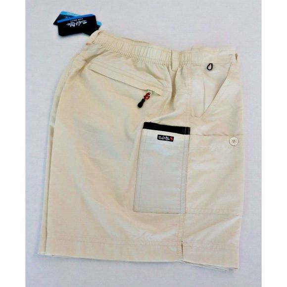 Salt Life SLM4013 Men's Size Large Sand Topwater 6" Hybrid Board Shorts $56 - Picture 7 of 10